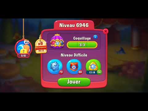Fishdom level 6941 to 6950 / niveau 6941 au 6950