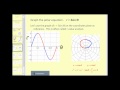 Graphing Polar Equations I