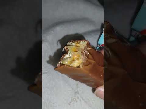 Cinnabon Snickers taste test. #short #shorts #food #candy