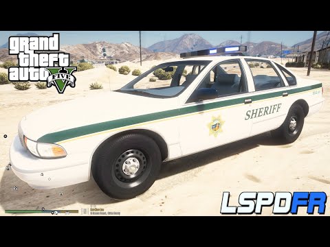GTA 5 LSPDFR - Blaine County Sheriff - Retro Night Patrol  (NVE)