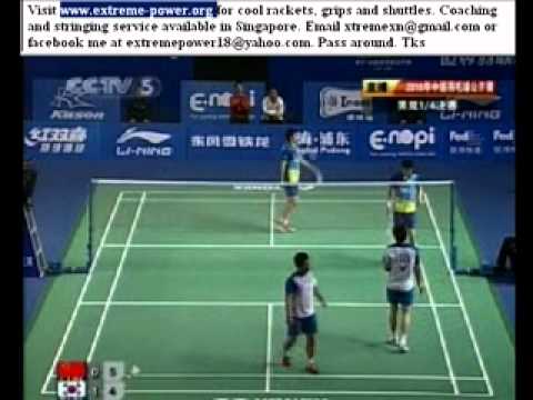 China Open 2010 Badminton Mens Doubles - Lee Yong Dae vs Fu Hai Feng Quarter Finals.