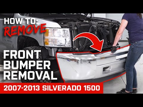 How to Remove Stock Front Bumper | 2007-2013 Silverado 1500
