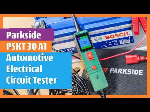 Parkside PSKT 30 A1 Automotive Electrical Circuit Tester Simple Oscilloscope #parkside #automotive