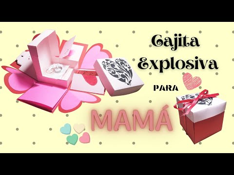 DIY | Cajita Explosiva para Mamá | Dia de la Madre | LemeraldGreen