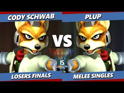 Tipped Off 15 LOSERS FINALS - Cody Schwab (Fox) Vs. Plup (Fox) Smash Melee - SSBM