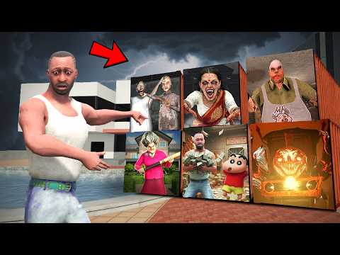 Franklin Opens Most HAUNTED Mystery Containers In Indian Bike Driving 3D! 😱