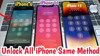 FREE Unlock Passcode Lock All iPhone Same Method | Unlock iPhone IF Forgot Passcode |Remove Passcode