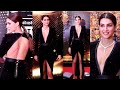 Kriti Sanon Looks Smoking Hot In Centre Slit Backless Black Gown At HT Most Stylish Awards 2022