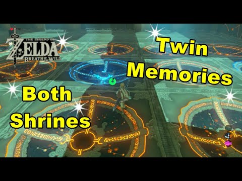 Twin Memories Both Shrines How to get there and Solve Breath of The Wild Zelda
