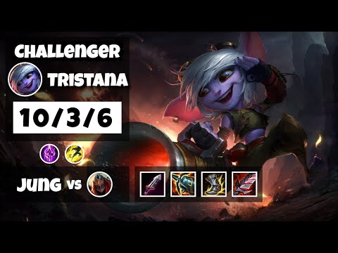 Tristana vs Zed NA Challenger JUNGLE (10/3/6) - v11.18