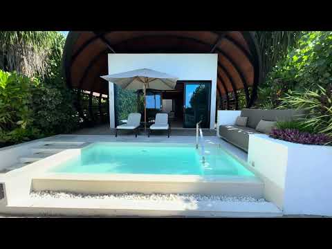 Family Deluxe Beach Villa Pool Room Tour @ The Westin Maldives Miriandhoo