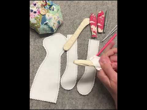 How to sew a Tilda doll part 2 turning and stuffing