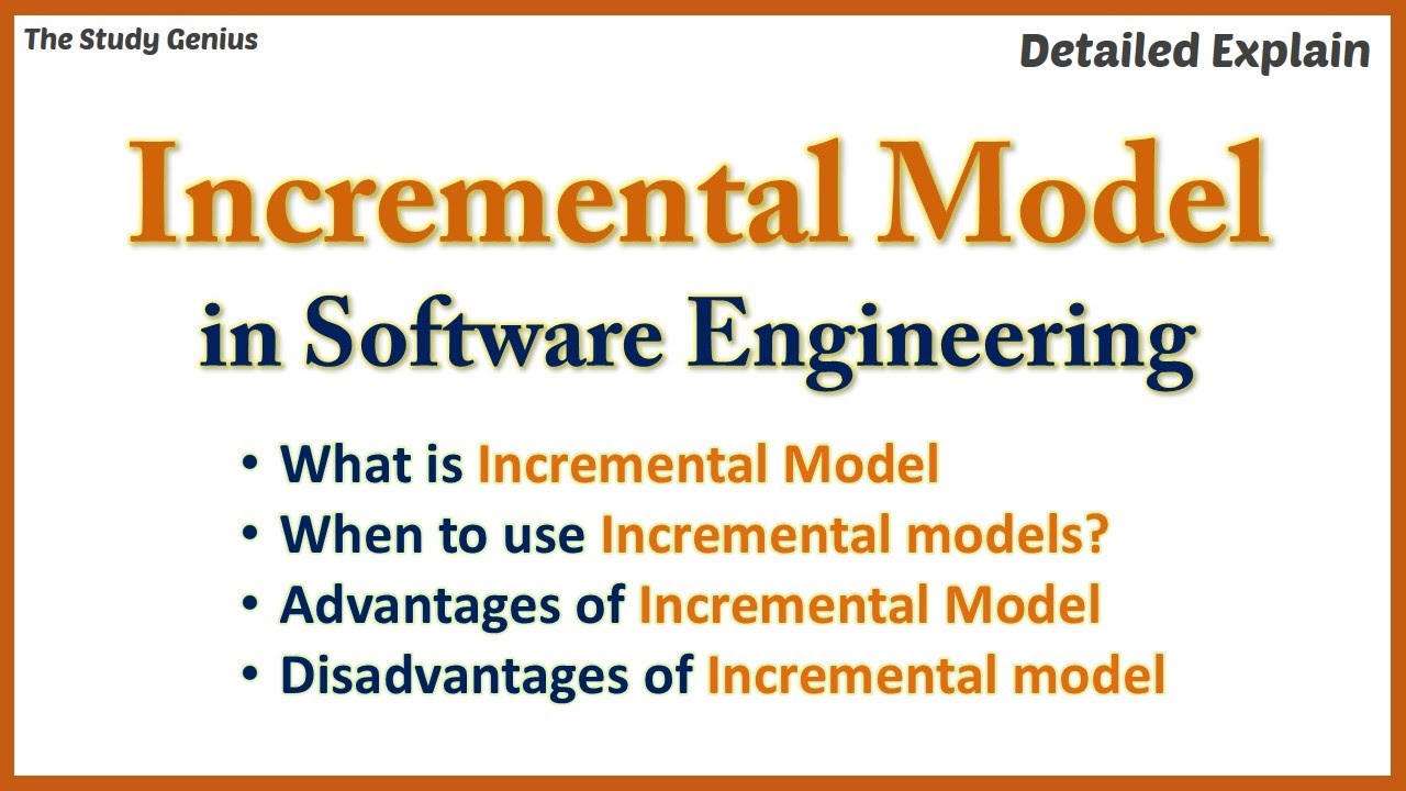<h1 class=title>Incremental Model in Software Engineering - Incremental Model</h1>