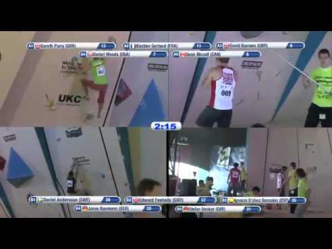 Climbing World Cup 2011 Boulder Sheffield, GBR - Men's Qualifications