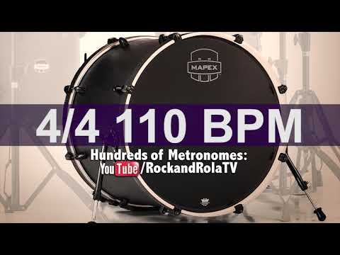 🔴 110 BPM Kick Drum Metronome