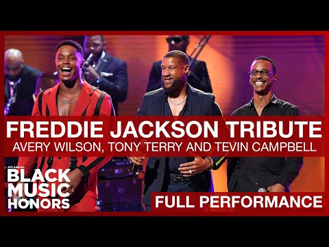 Avery Wilson, Tony Terry and Tevin Campbell Tribute to Freddie Jackson | Black Music Honors