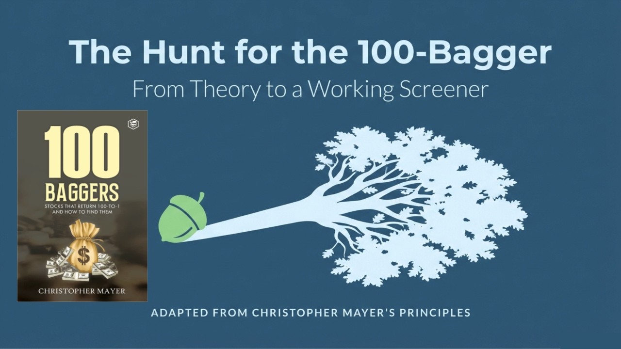 The 100-Bagger Stock Screener: From Theory to Practice