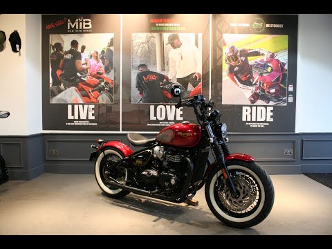 2022 Triumph Bobber 1200 Gold Line w/ Aftermarket exhaust walk around video - RNC Motorcycles stock