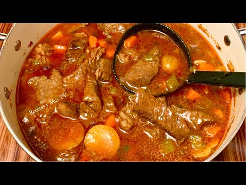 Estofado de res Riquisímo y Fácil