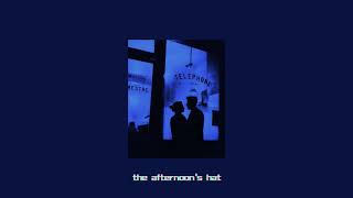 the afternoon&#39;s hat - arctic monkeys (slowed + reverb)