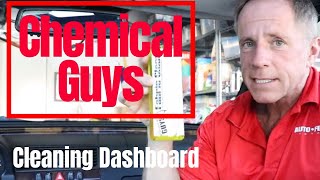 Chemical Guys Products: Cleaning car dashboard