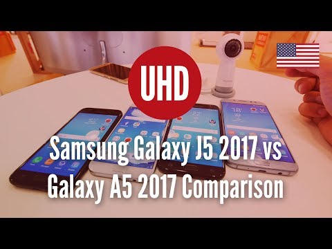 Samsung Galaxy J5 2017 vs Galaxy A5 2017 Comparison