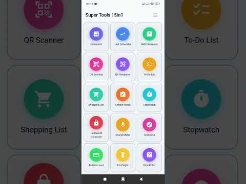 15in1 Super Tools: QR & More