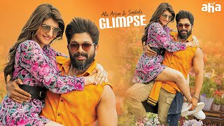 Allu Arjun & Sreeleela Special Glimpse | Aha Puram | Sreeleela Birthday Special Video | Movie Blends