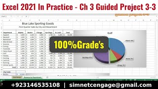 Download the video "Excel 2021 In Practice - Ch 3 Guided Project 3-3 | excel guided project 3 | Guided Project 3-3"