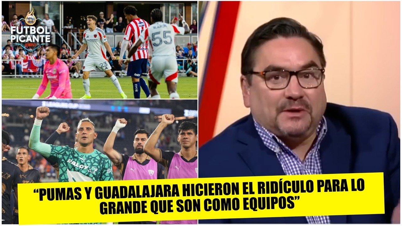 CHIVAS y PUMAS hicieron el RIDÍCULO en la LEAGUES CUP, pero no es un FRACASO | Futbol Picante