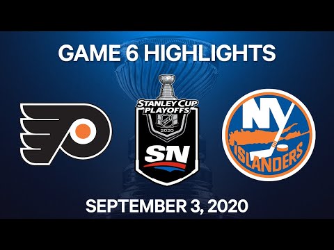 NHL Highlights | 2nd Round, Game 6: Flyers vs. Islanders - Sept 3, 2020