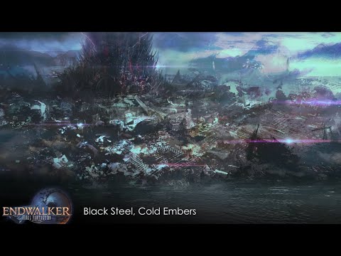 Black Steel, Cold Embers (Garlemald Night) - FFXIV: Endwalker [Rain/Thunder 1hr]