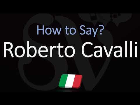 How to Pronounce Roberto Cavalli? (CORRECTLY) Fashion Designer Name Pronunciation
