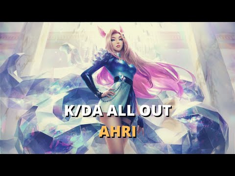 K/DA ALL OUT Ahri Skin Preview and Review