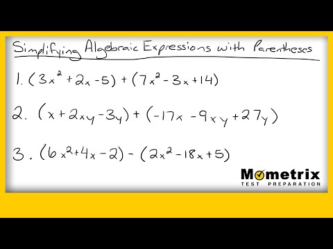 Simplifying Algebraic Expressions with Parentheses