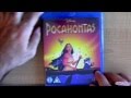 POCAHONTAS Blu Ray Unboxing Review Walt Disney From UK
