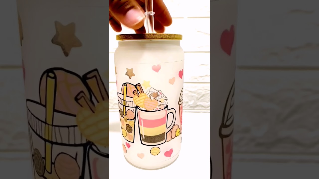 Vaso mágico con tapa de bambú. personalizado🥤🎁 #shortviral #regalospersonalizados #shorttrending
