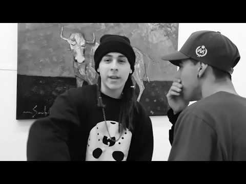 Killimet y Peqo Flow improvisan en la previa de la Batalla de los Gallos 2018