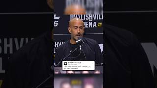 Fan start strip Jon Jones chant at UFC 316 press conference