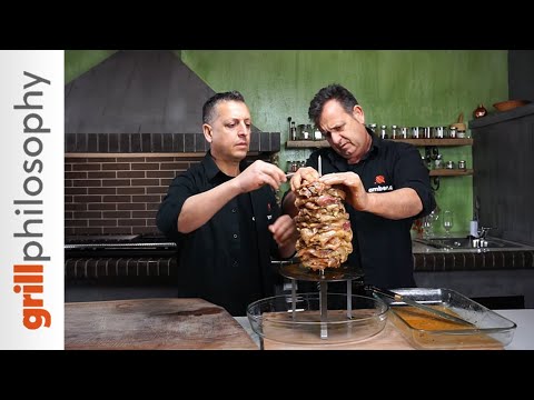 Pork gyros - Greek old traditional recipe and preparation (EN subs) | Grill philosophy