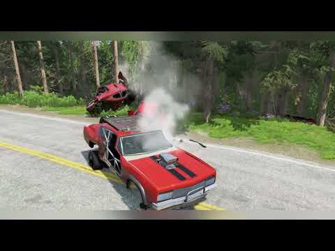 Loss of Control Car Crashes BeamNG Drive #car #beamng