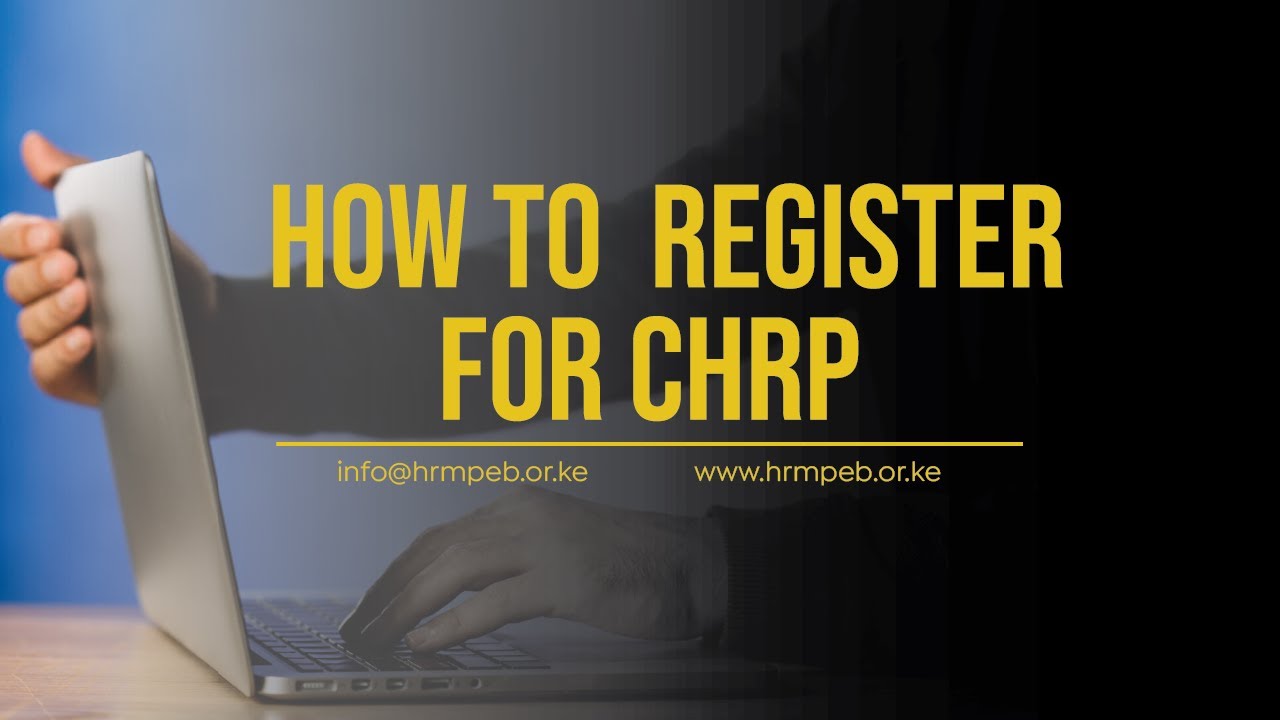 How to register for CHRP