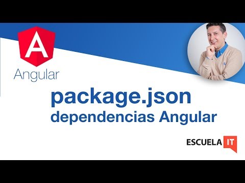 Estudio del package json en una aplicación Angular