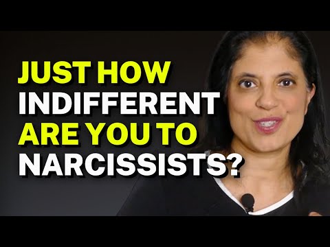 The various levels of INDIFFERENCE to narcissists