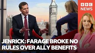 Jenrick says Farage broke no rules over ally benefits claim | Sunday with Laura Kuenssberg