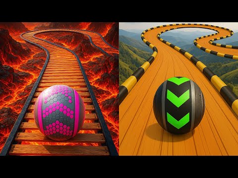 Rollance Adventure Balls VS Sky Rolling Balls - All Levels SpeedRun Gameplay Android iOS Ep1