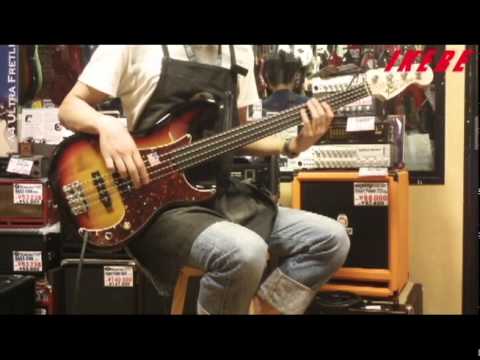 【池部楽器店】　厳選Fretless Bass特集 / Fender USA Tony Franklin FL PB （3CS,BK）