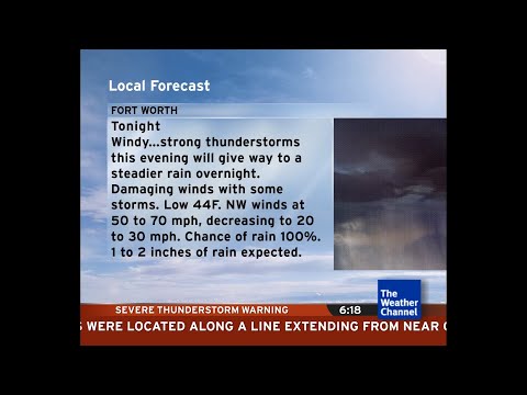 Intellistar 1 SD & WXScan with Emergency Alert System - Dallas/Fort Worth, TX (3/2/23)