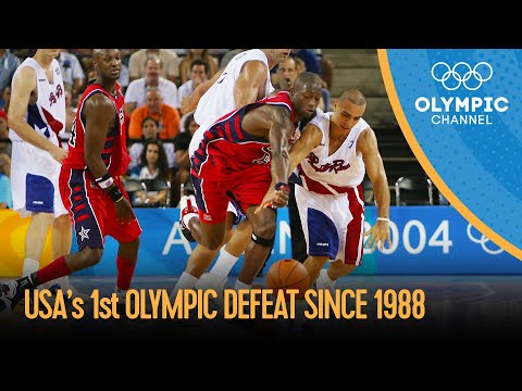 Puerto Rico end USA basketball's sixteen year unbeaten streak | Athens 2004 Replay
