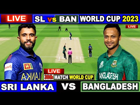 Live: SL Vs BAN, ICC World Cup 2023 | Live Match Centre | Sri Lanka Vs Bangladesh | 1st Inning